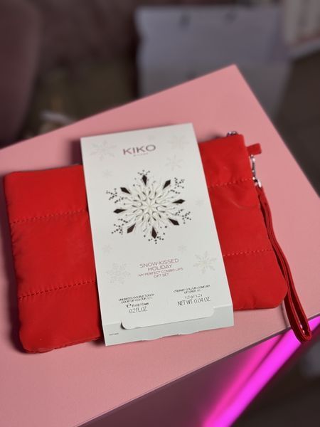 Подарунковий набір Kiko Milano Snow-Kissed Holiday My Perfect Combo Lips Gift Set 01 Cinnamon star 000374 фото