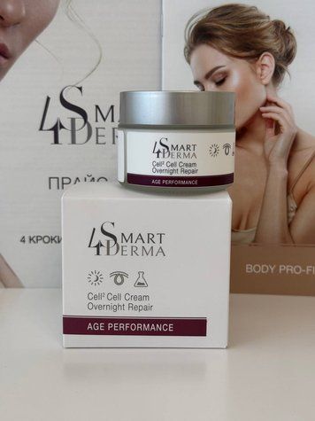 Хронобіологічний енергетичний нічний ліфтинг-крем Smart4Derma Age Performance Cell2Cell Cream Overnight Repair 000278 фото