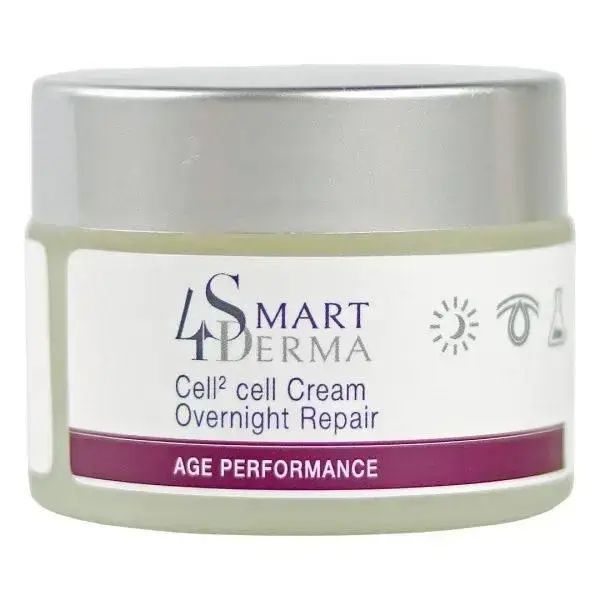 Хронобіологічний енергетичний нічний ліфтинг-крем Smart4Derma Age Performance Cell2Cell Cream Overnight Repair 000278 фото
