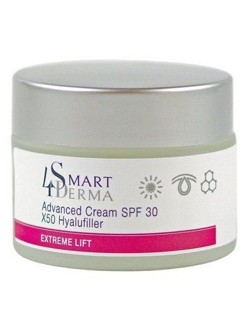 Вдосконалюючий денний крем SPF 30 Smart4Derma Extreme Lift ADVANCED CREAM SPF 30 X50 HYALUFILLER 000281 фото