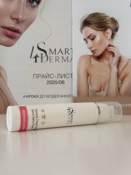Зміцнюючий денний крем для чутливої та куперозної шкіри SPF 20 Smart4Derma Redness Correct RESTORE CREAM SPF 20 SKINO-SENS FLOWER 000283 фото