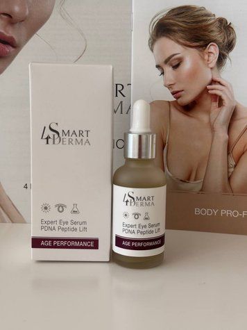 Пептидна ліфтинг-сироватка для зони навколо очей Smart4Derma AGE PERFORMANCE Expert Eye Serum PDNA Peptide Lift 000274 фото