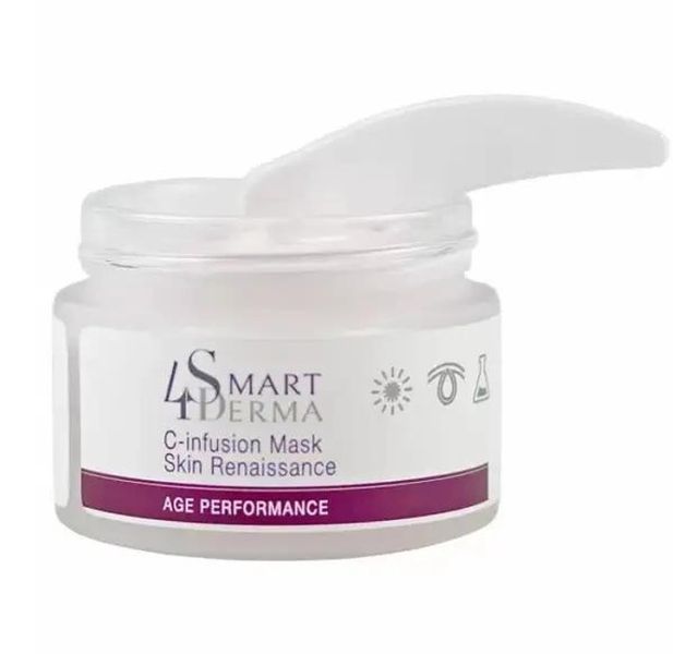 Заповнюча маска-біоміметик з вітаміном Smart4Derma Age Performance C-INFUSION MASK SKIN RENAISSANCE 000275 фото